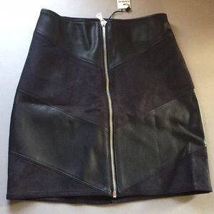 Express Faux leather skirt 00 NWT